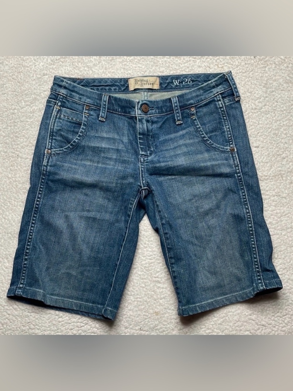 Holding Horses Denim Shorts fit boy shorts Size 26